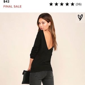Lulu’s Backless Sweater